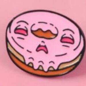 Zombie Donut Pin Brooch Halloween